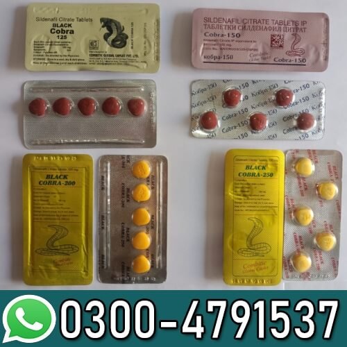 Black Cobra Tablets Same Day Delivery in Lahore