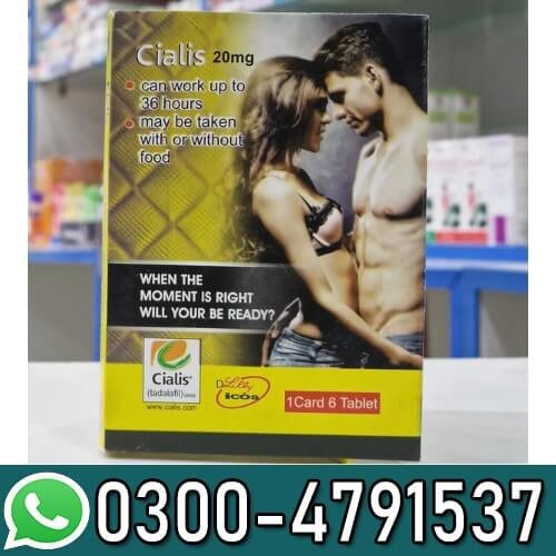 Cialis Pack of 6 Tablets Same Day Delivery in Lahore