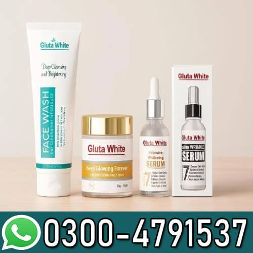 Gluta White 3 in 1 Skincare Bundle for All Skin Types In Pakistan