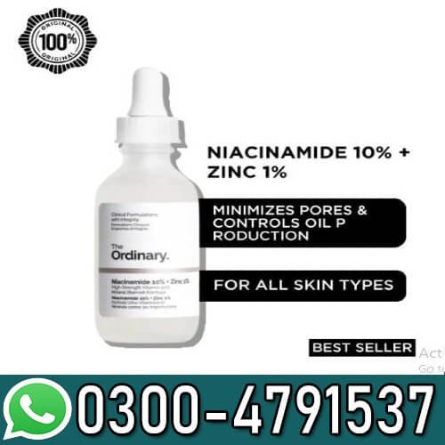 The Ordinary Niacinamide 10% + Zinc 1% Serum 30ml Anti-Acne In Pakistan